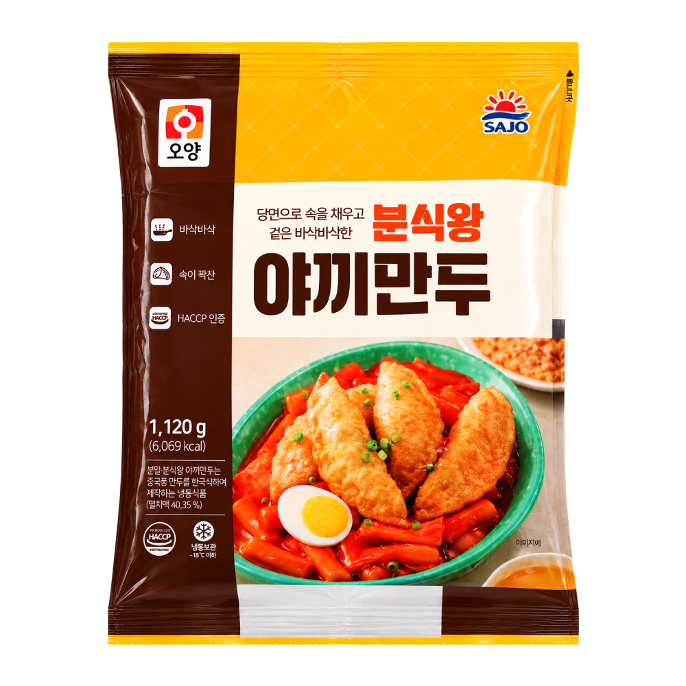 분식왕야끼만두 1.12kg/사조오양