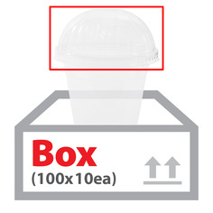 투명컵(돔/뚜껑) 100입*10ea(박스)