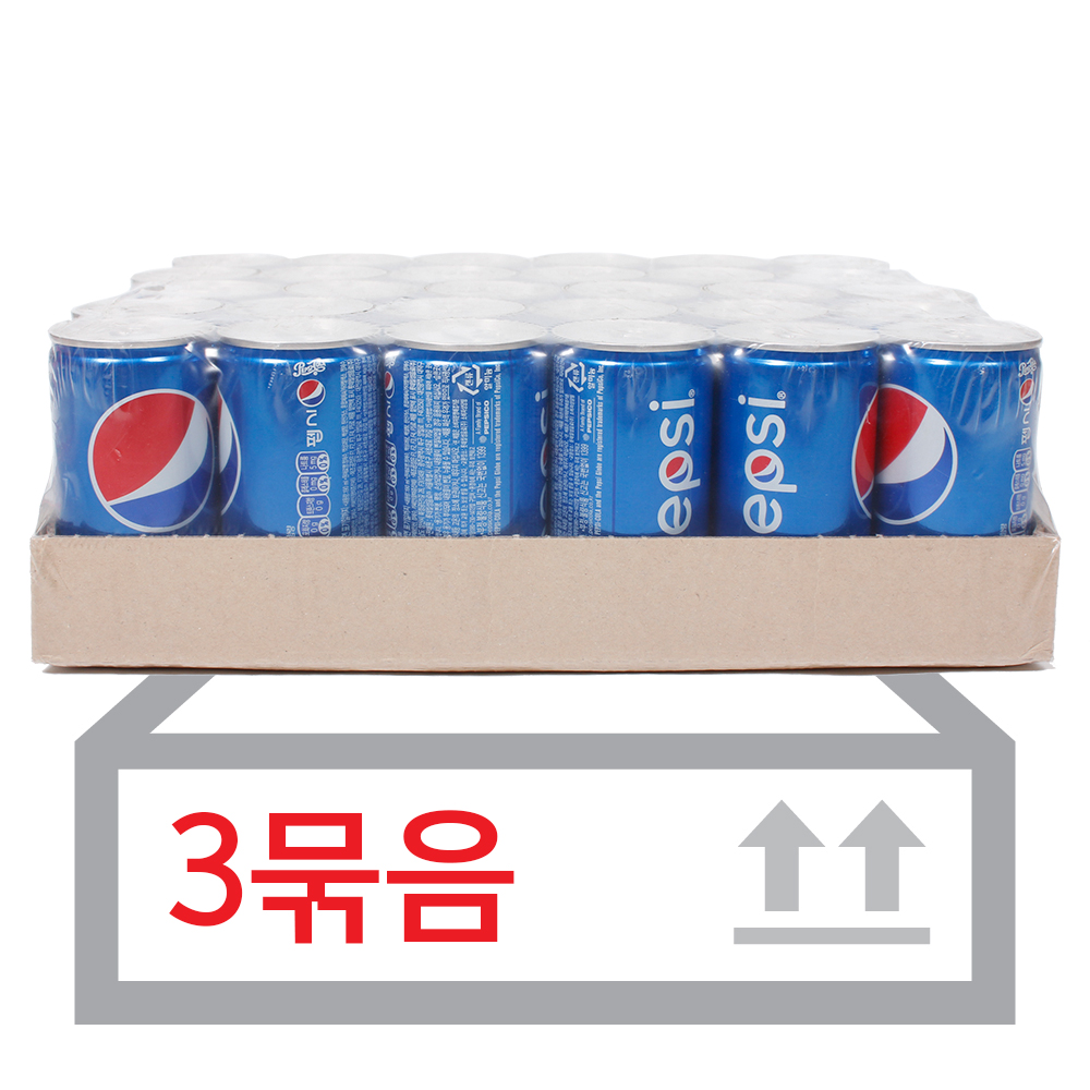 펩시콜라 190ml*30캔(3박스)/롯데