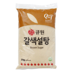 갈색설탕 3kg/큐원