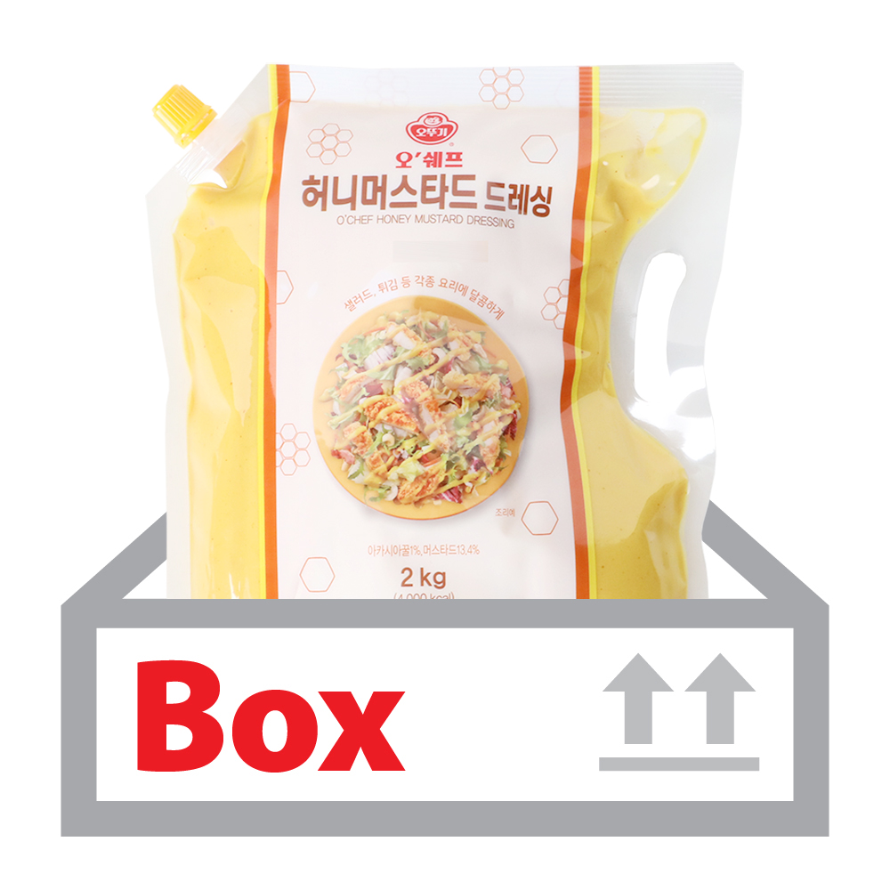 오쉐프 허니머스타드드레싱 2kg*6ea(박스)/오뚜기