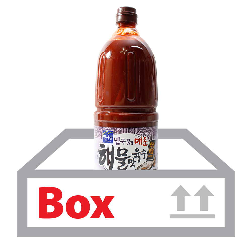해물맛육수 1.8L*6ea(박스)/면사랑