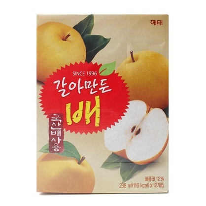 갈아만든배 238ml*12캔(곽)/해태