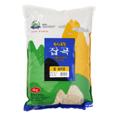 찰보리(국산) 4kg/청산곡물