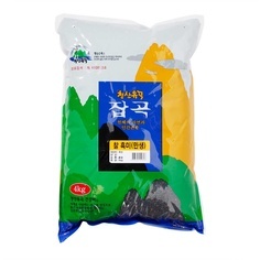 찰흑미(국산) 4kg/청산곡물