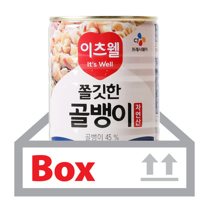 쫄깃한자연산골뱅이 400g*24ea(박스)/이츠웰