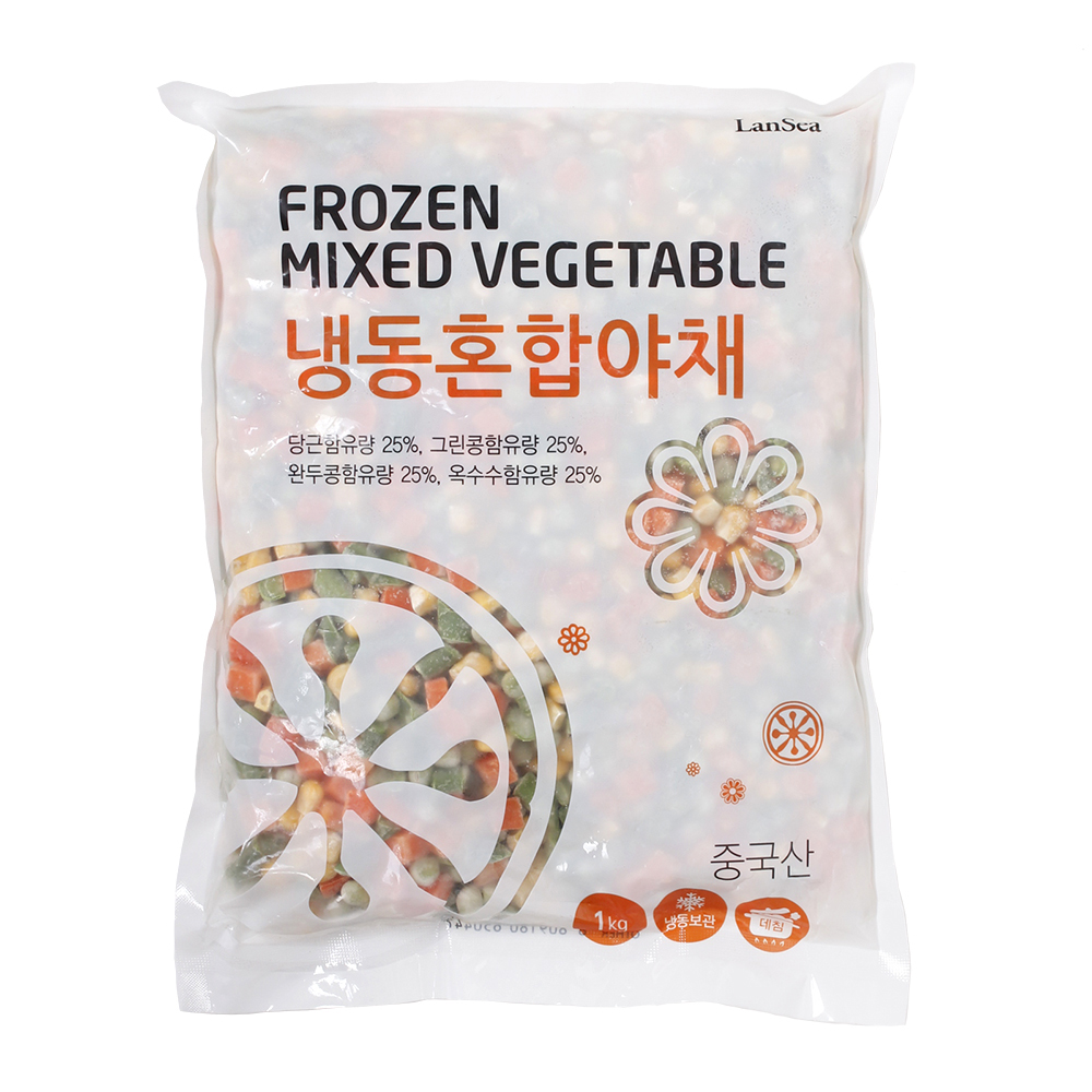 냉동혼합야채4종 1kg/랜시푸드