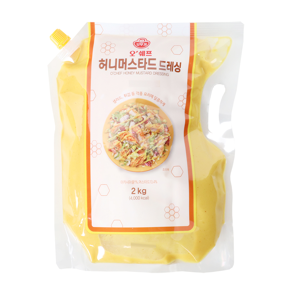 오쉐프 허니머스타드드레싱 2kg/오뚜기