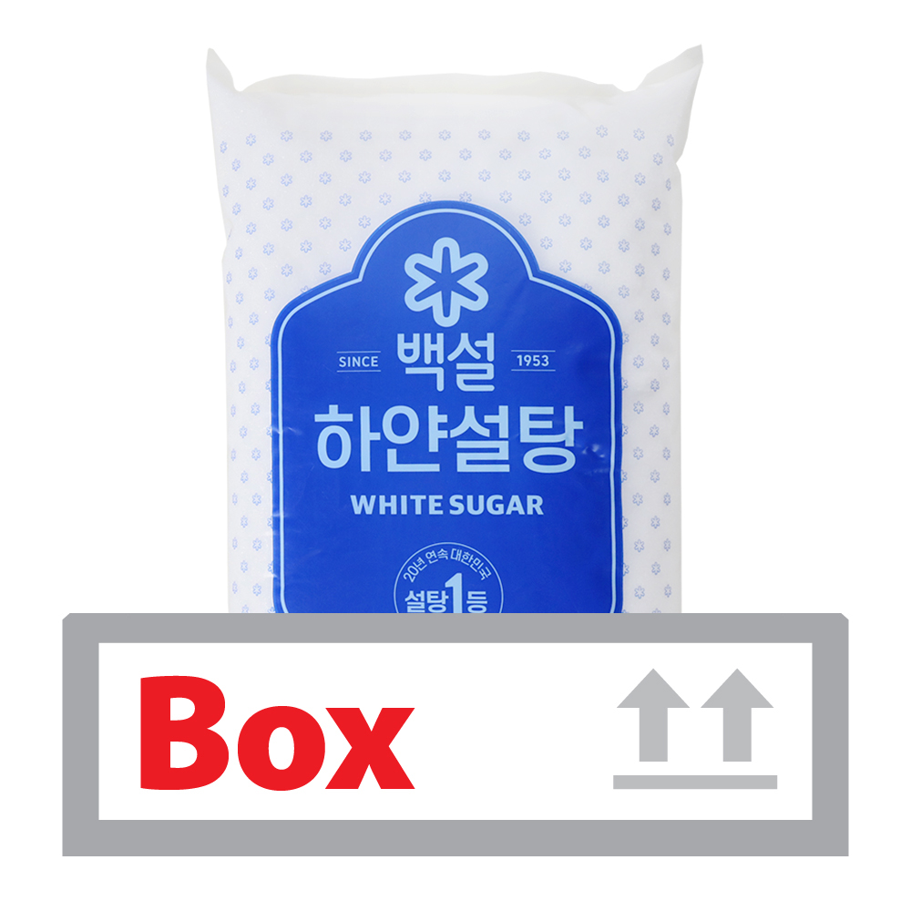 하얀설탕 3kg*6ea(포대)/백설