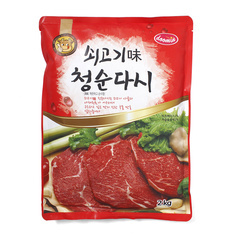 쇠고기맛청순다시 2kg/두민